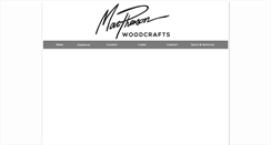 Desktop Screenshot of macphersonwoodcrafts.com