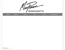 Tablet Screenshot of macphersonwoodcrafts.com